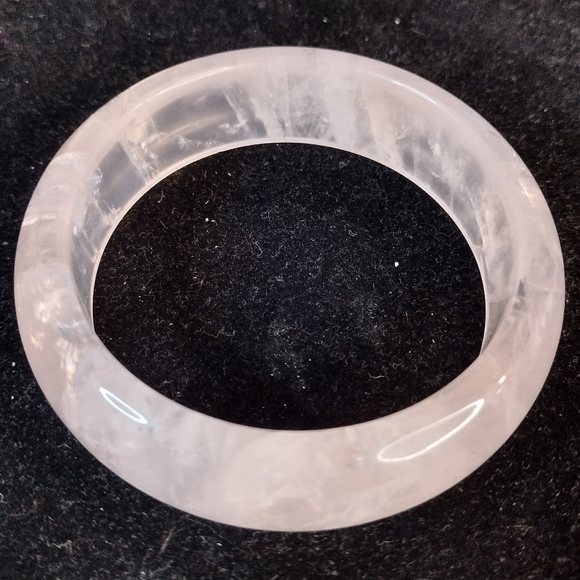 Rose Quartz bangle - Picture 4 of 6